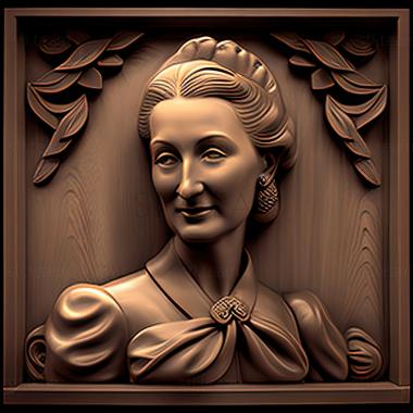 3D model Mrs Danvers RebeccaJudith Anderson (STL)